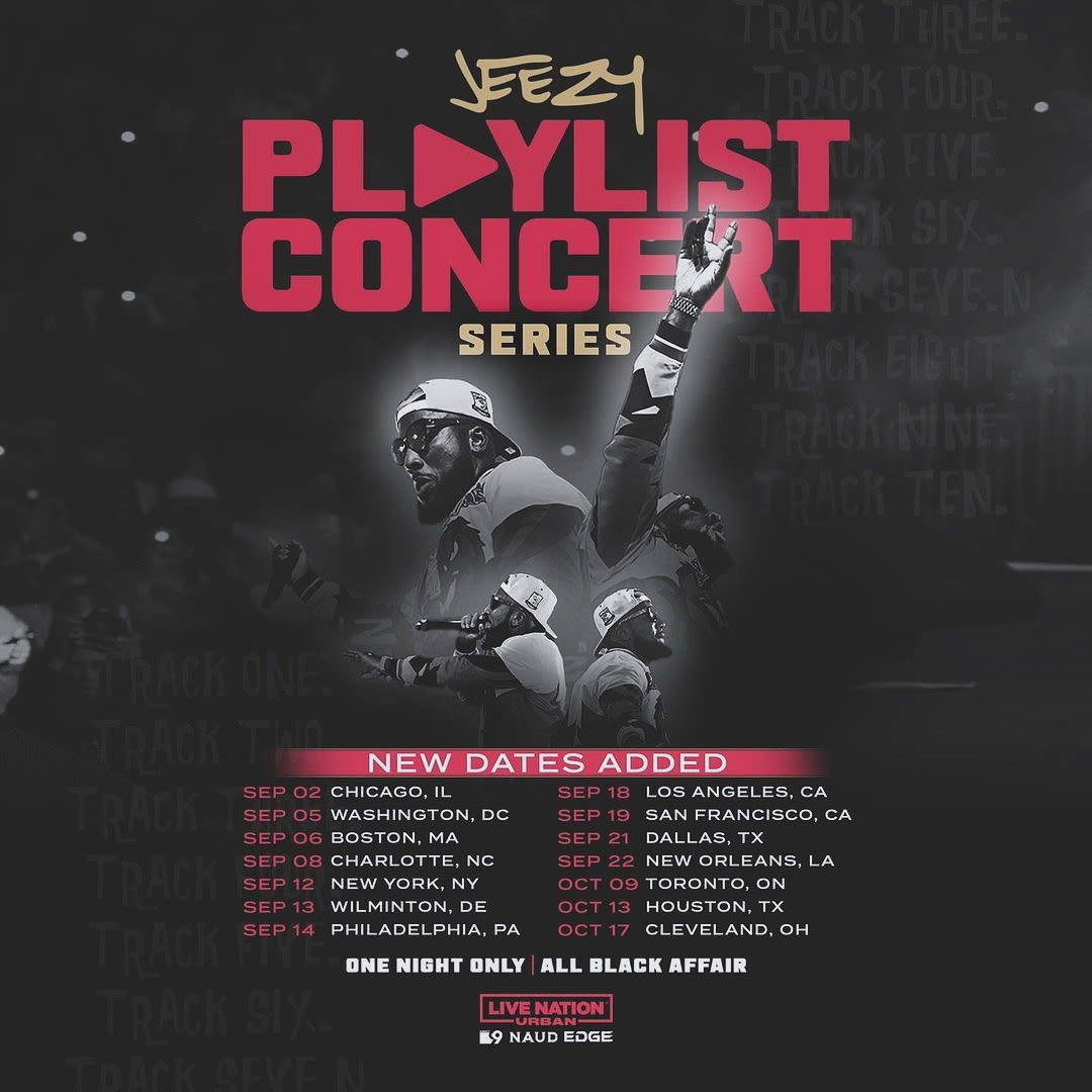Jeezy concert tour poster 2026